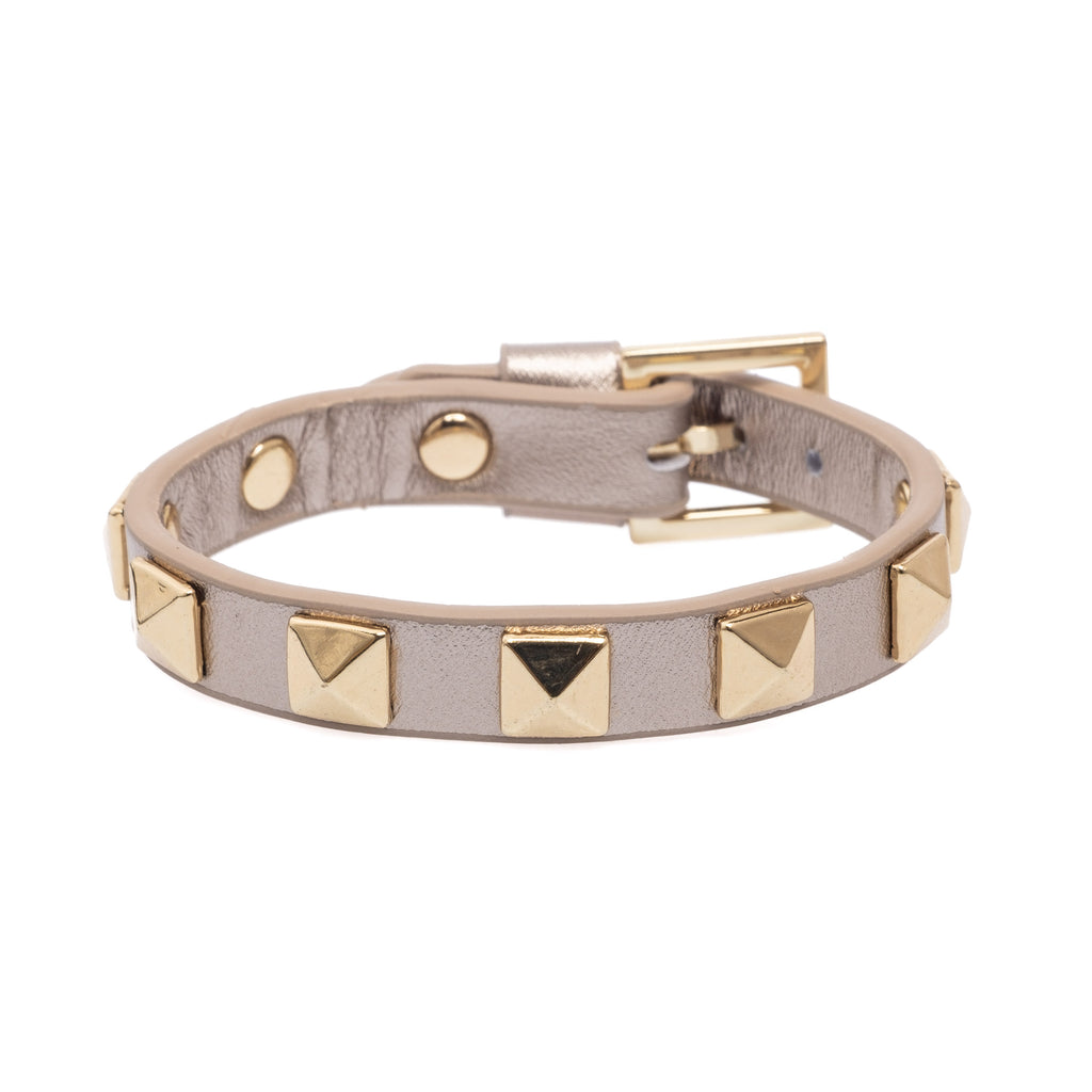 DARK Department Leather Stud Bracelet - Big