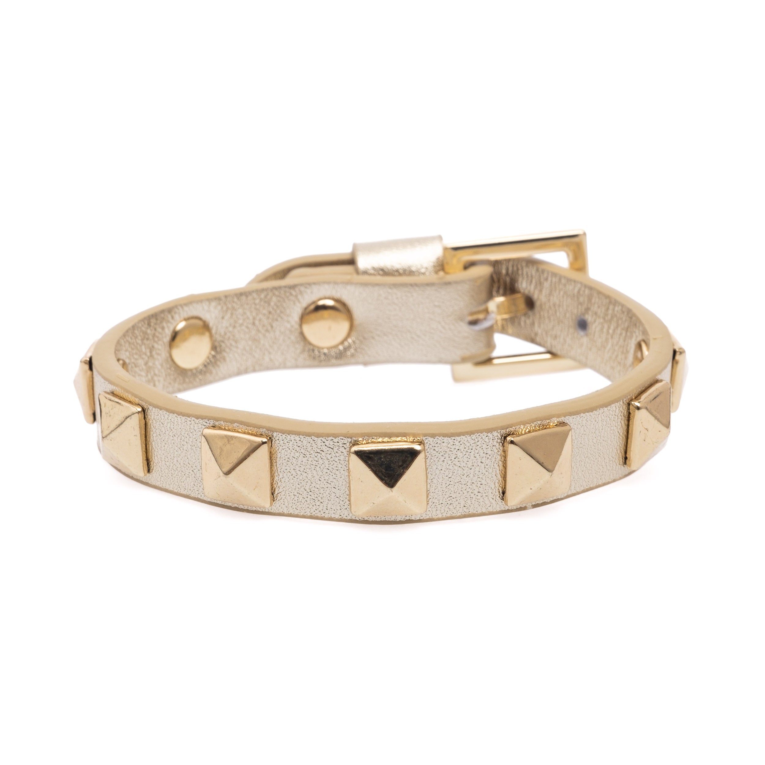 DARK Department Leather Stud Bracelet - Big