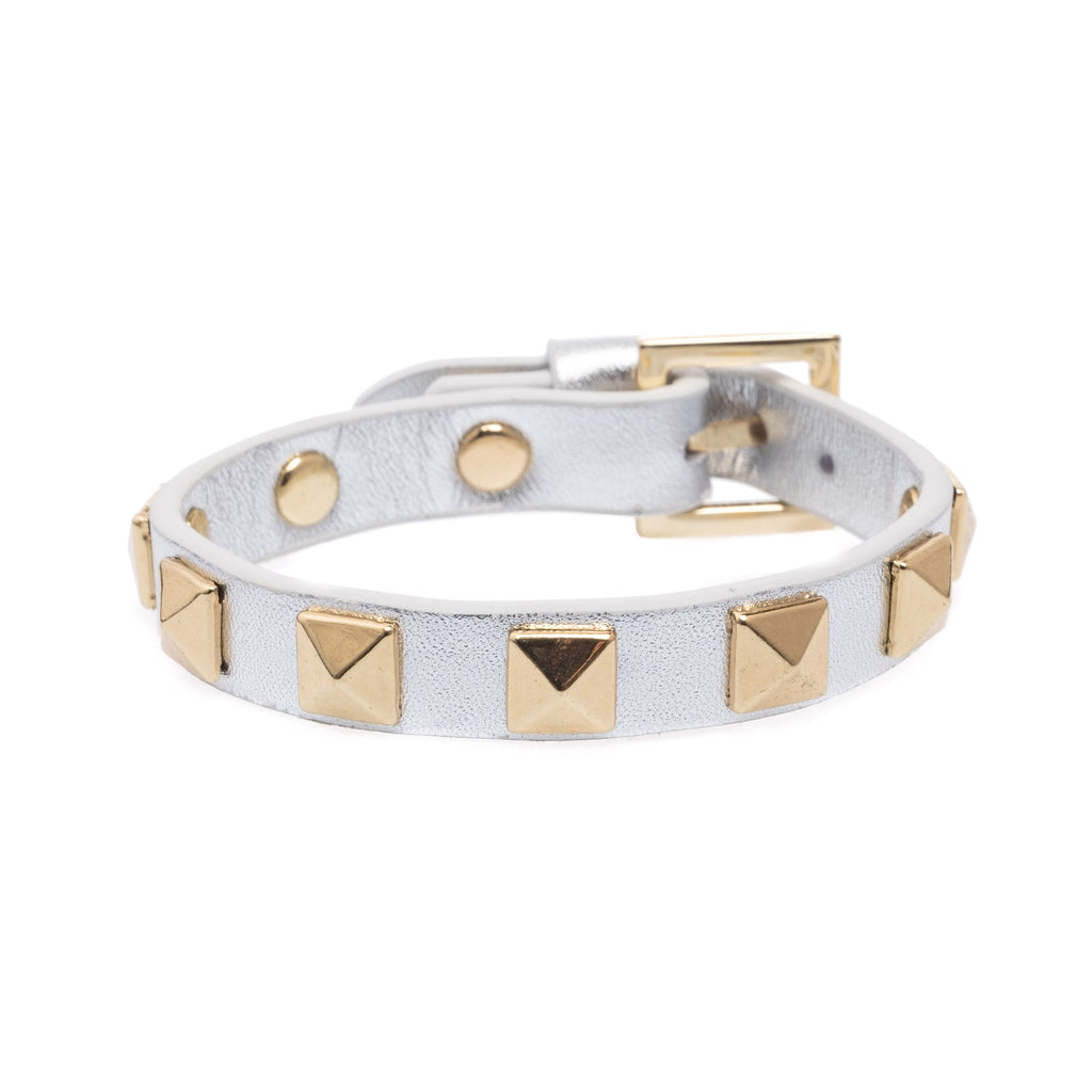 DARK Department Leather Stud Bracelet - Big