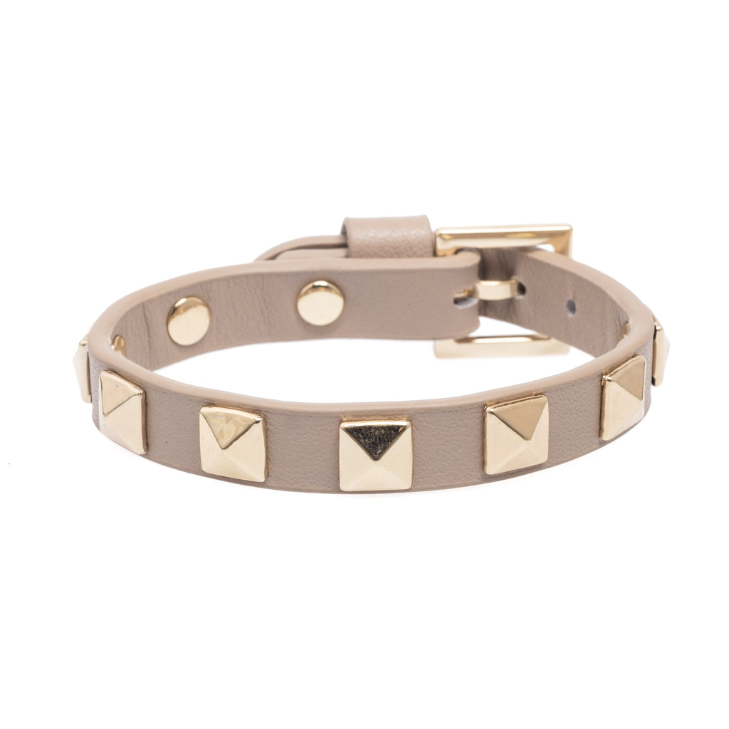 DARK Department Leather Stud Bracelet - Big