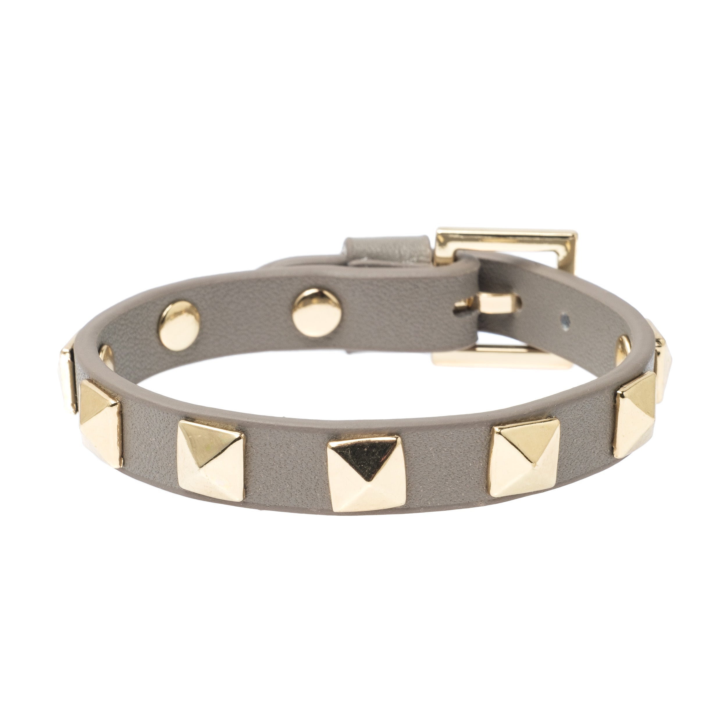 DARK Department Leather Stud Bracelet - Big