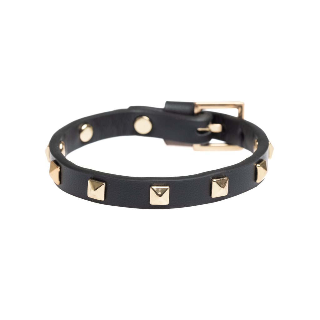 DARK Department Leather Stud Bracelet - Small