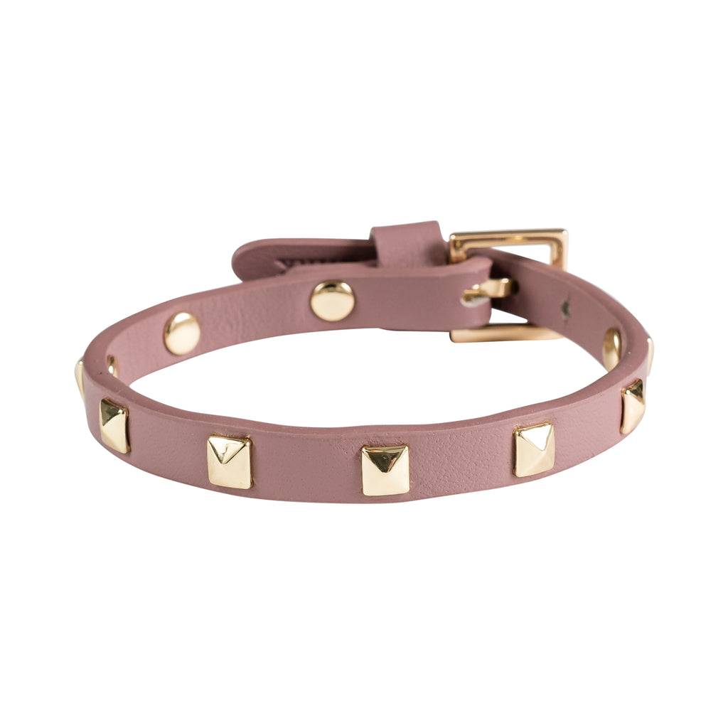 DARK Department Leather Stud Bracelet - Small