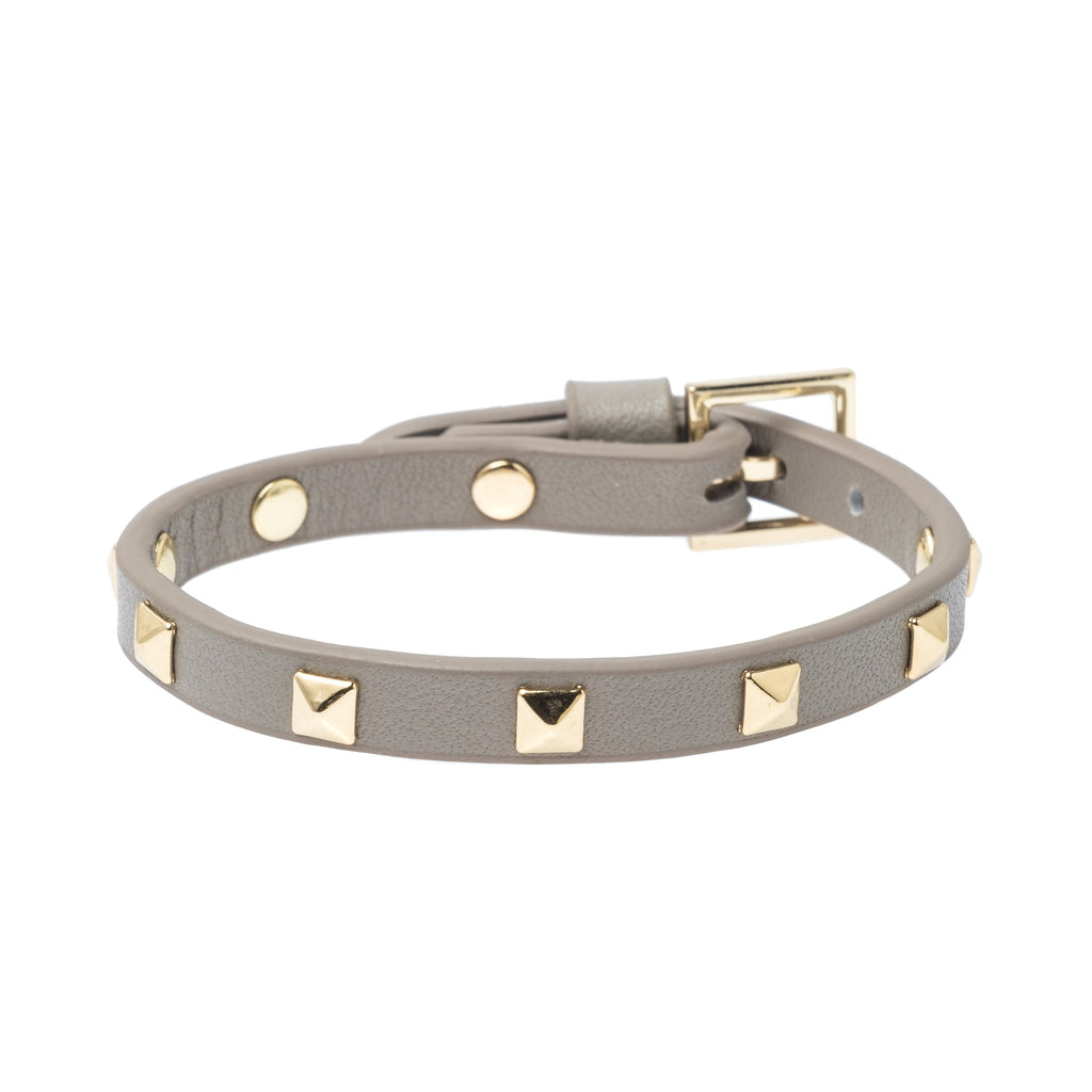 DARK Department Leather Stud Bracelet - Small