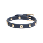 DARK Department Leather Stud Bracelet - Small