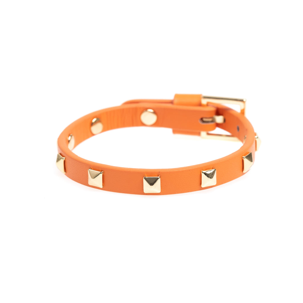 DARK Department Leather Stud Bracelet - Small