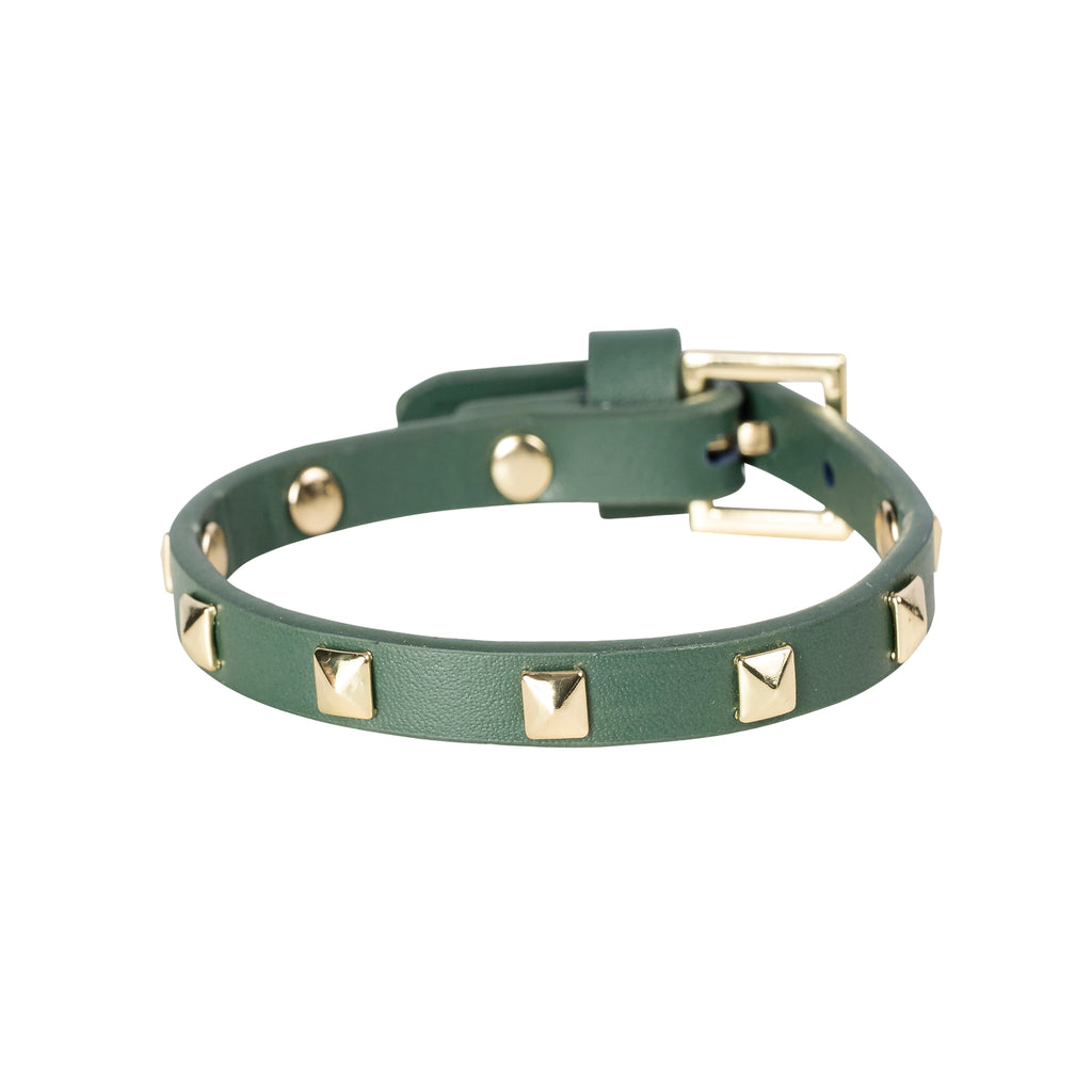 DARK Department Leather Stud Bracelet - Small