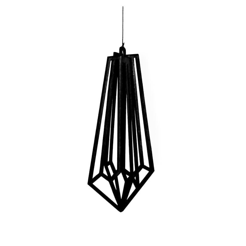 Valona Wooden Ornament Birch Crystal