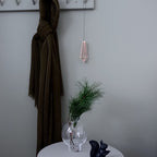 Valona Wooden Ornament Birch Crystal