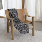 MIIKO Wool Blanket Louhi Black